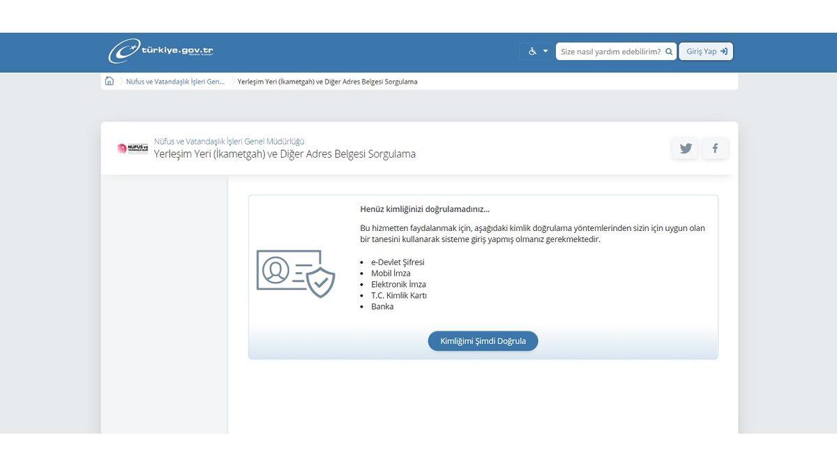 e-Devlet’ten İkametgah Belgesi Nasıl Alınır?