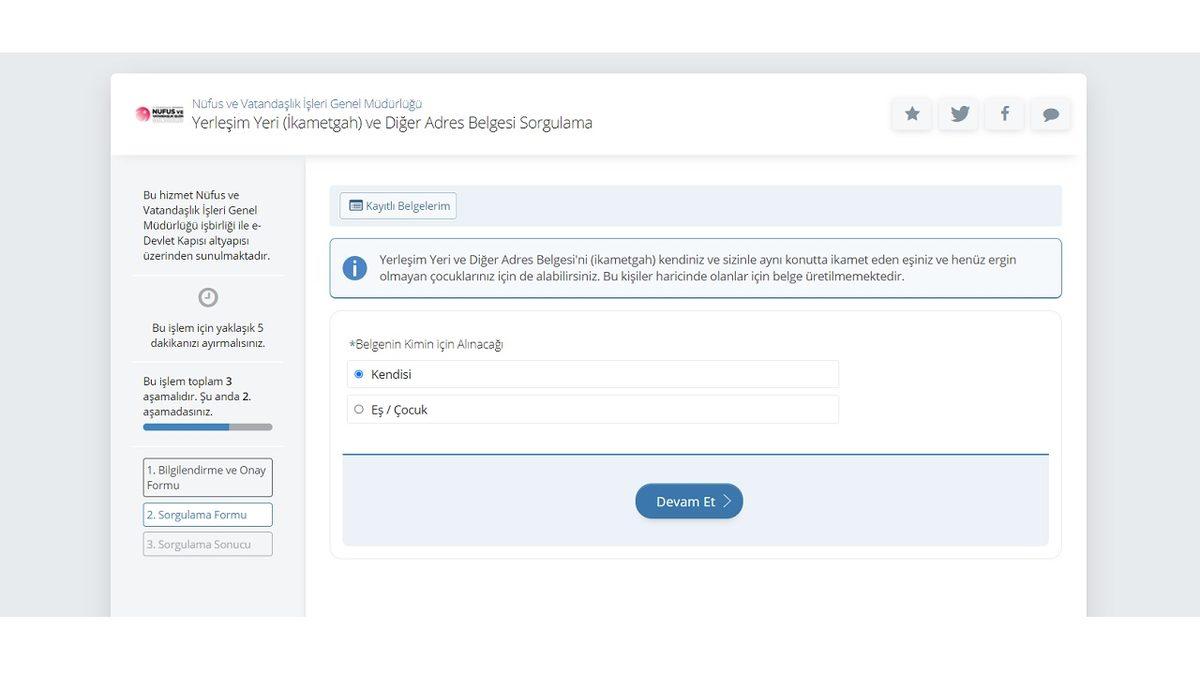 e-Devlet’ten İkametgah Belgesi Nasıl Alınır?