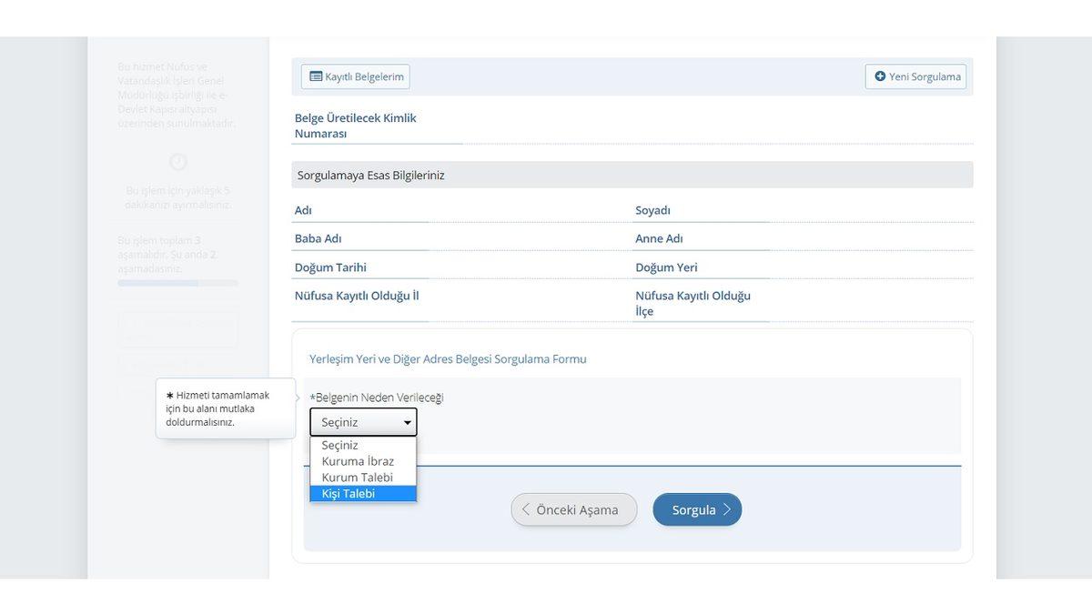 e-Devlet’ten İkametgah Belgesi Nasıl Alınır?