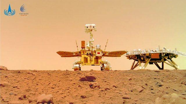 Çin’in Mars Kaşifi Zhurong, Mars’tan Ürkütücü Sesler ve Yeni Bir İniş Videosu Gönderdi