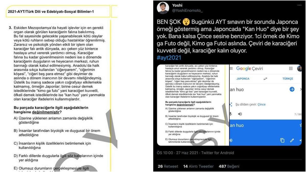Japon YouTuber Yoshi, AYT Sorusundaki Hatayı Ortaya Çıkardı: Ben Şok