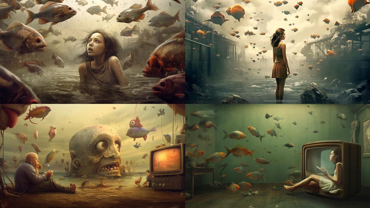 Yapay Zekanın Hayal Gücünü Kısıtlamadan ’Sadece İnsanların Yaşadığı En Büyük Korkuları’ Çizmesini İstedik: Bazılarını Rüyanızda Görmüş Olabilirsiniz!