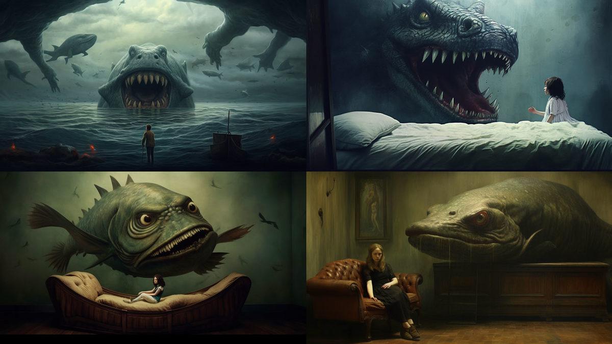 Yapay Zekanın Hayal Gücünü Kısıtlamadan ’Sadece İnsanların Yaşadığı En Büyük Korkuları’ Çizmesini İstedik: Bazılarını Rüyanızda Görmüş Olabilirsiniz!