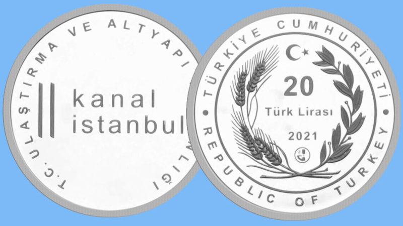 Kendinden Önce Parası Geldi: Hazine Bakanlığı, Kanal İstanbul İçin Hatıra Parası Bastı