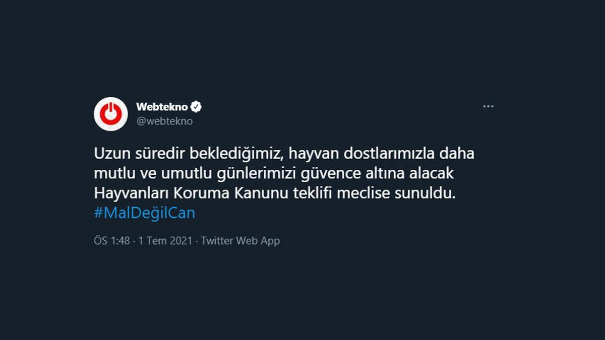 Hayvan Hakları Kanunu Sosyal Medyanın Gündeminde: İşte #MalDeğilCan Etiketiyle Yapılan Destek Paylaşımları