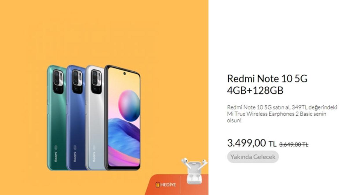 Redmi Note 10 5G, Hiç de Fena Sayılmayacak Fiyatı ile Türkiye’de