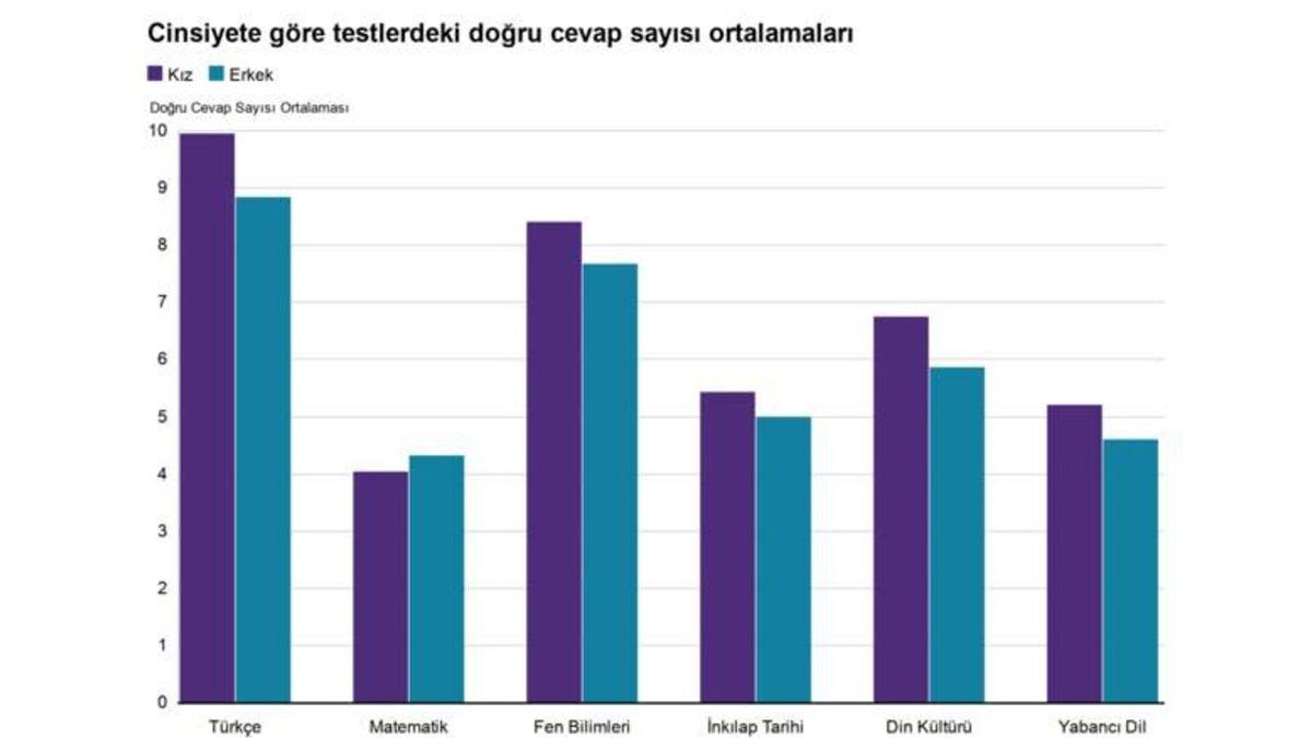 MEB’e Göre Kız Öğrenciler, LGS’de Neredeyse Tüm Alanlarda Erkeklerden Daha Başarılıydı