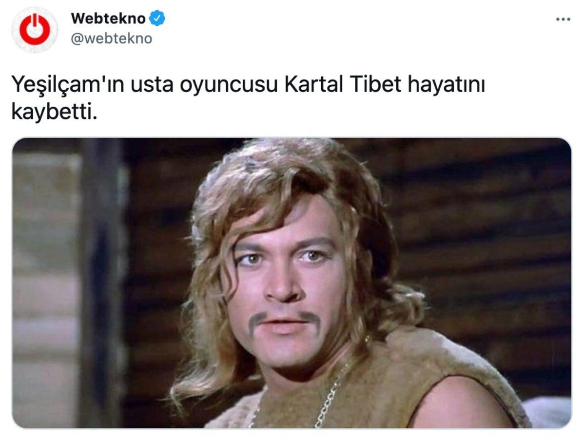 Altar’ın Oğlu Tarkan Anısına... Hayatını Kaybeden Yeşilçam Efsanesi Kartal Tibet İçin Yapılan Paylaşımlar