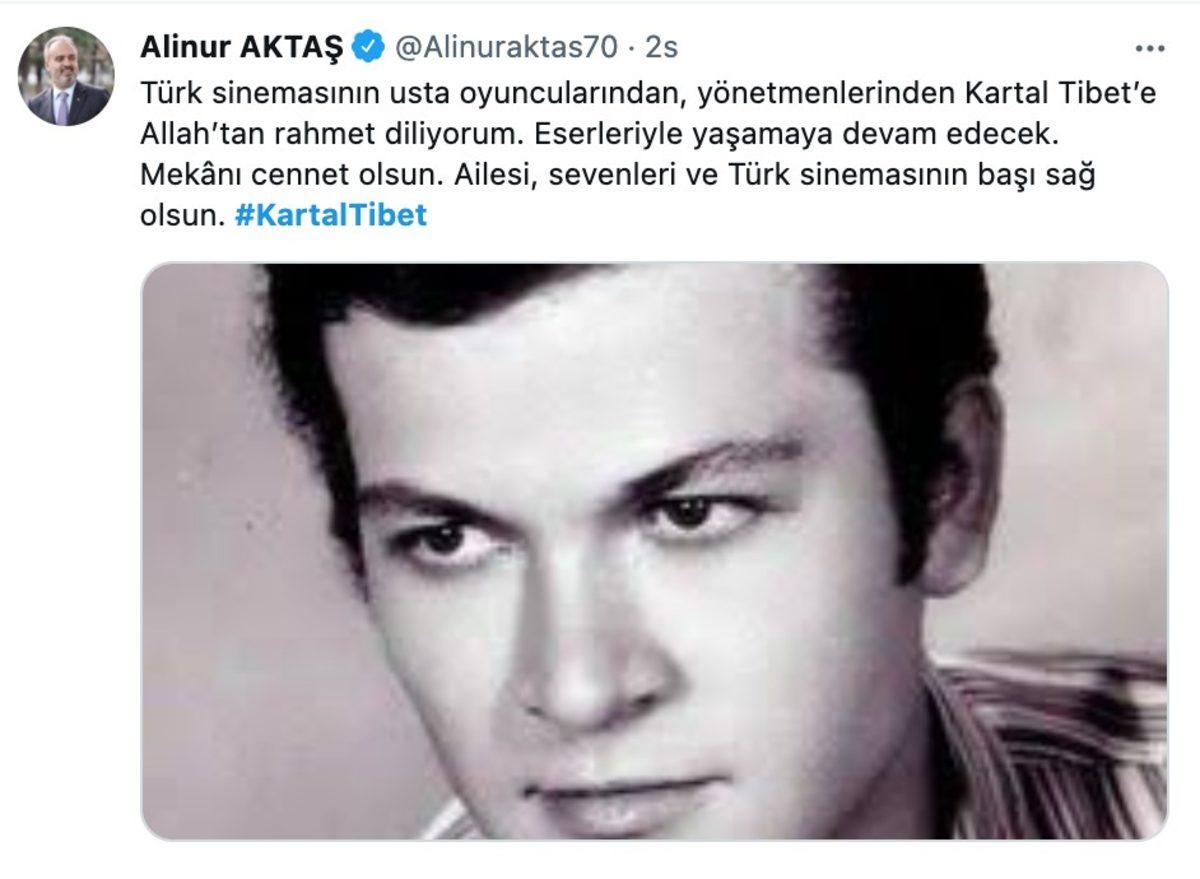 Altar’ın Oğlu Tarkan Anısına... Hayatını Kaybeden Yeşilçam Efsanesi Kartal Tibet İçin Yapılan Paylaşımlar