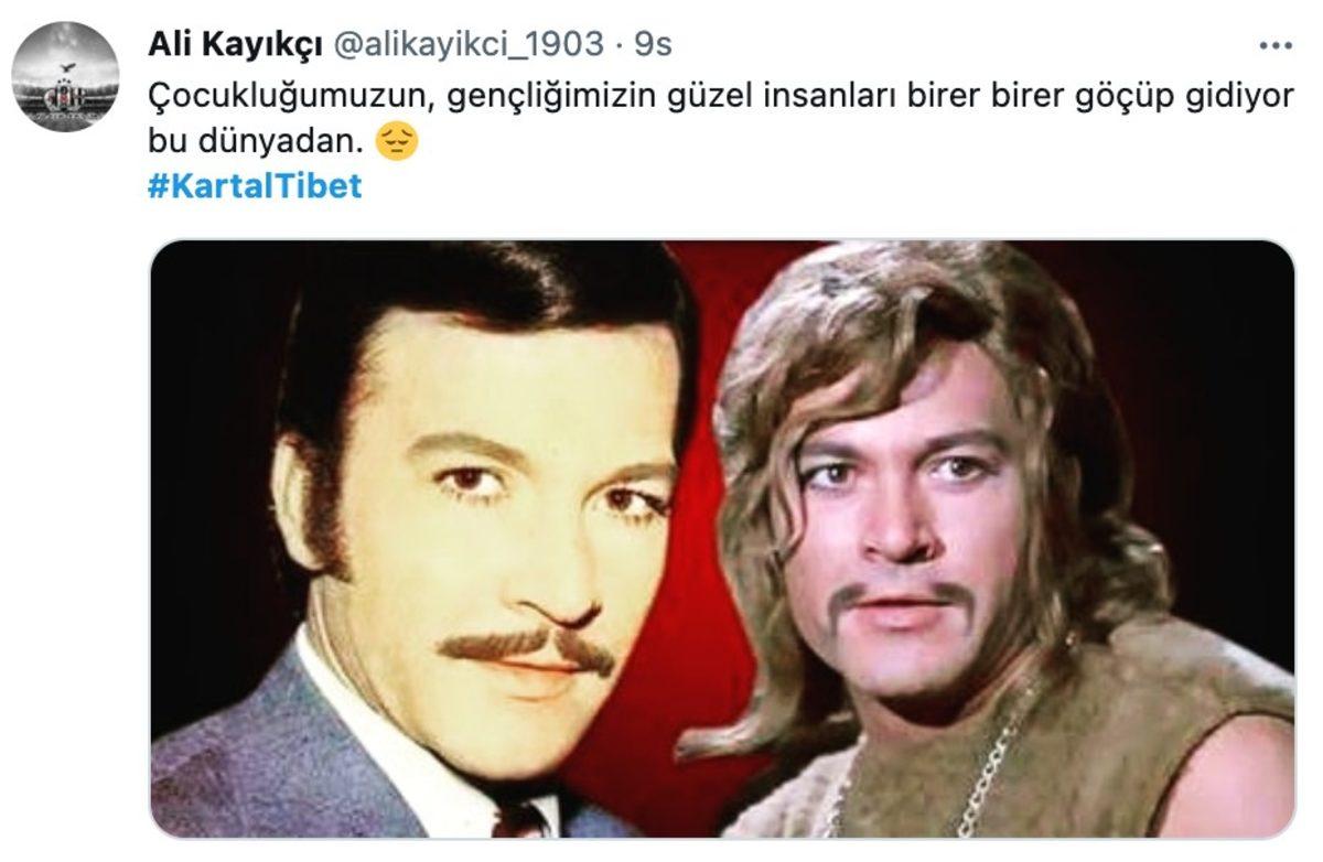 Altar’ın Oğlu Tarkan Anısına... Hayatını Kaybeden Yeşilçam Efsanesi Kartal Tibet İçin Yapılan Paylaşımlar