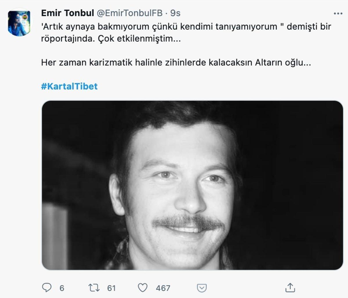 Altar’ın Oğlu Tarkan Anısına... Hayatını Kaybeden Yeşilçam Efsanesi Kartal Tibet İçin Yapılan Paylaşımlar