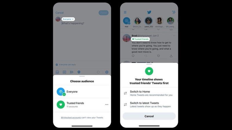 Twitter, Instagram Hikayeler’in ’Yakın Arkadaşlar’ Özelliğini Kopyaladı