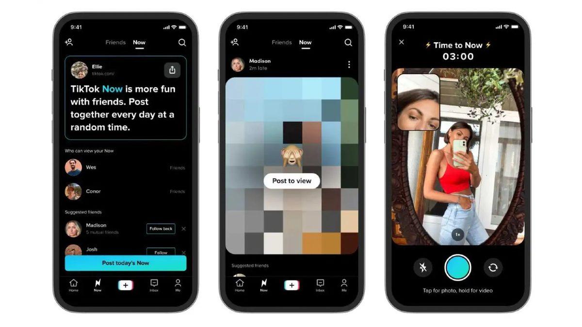 Bu Sefer de TikTok ’Ödünç Aldı’: BeReal’dan ’Özenilen’ TikTok Now Tanıtıldı