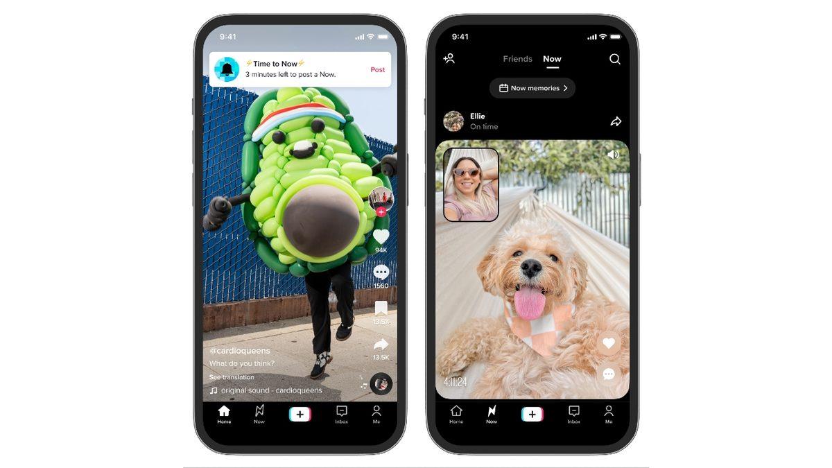 Bu Sefer de TikTok ’Ödünç Aldı’: BeReal’dan ’Özenilen’ TikTok Now Tanıtıldı