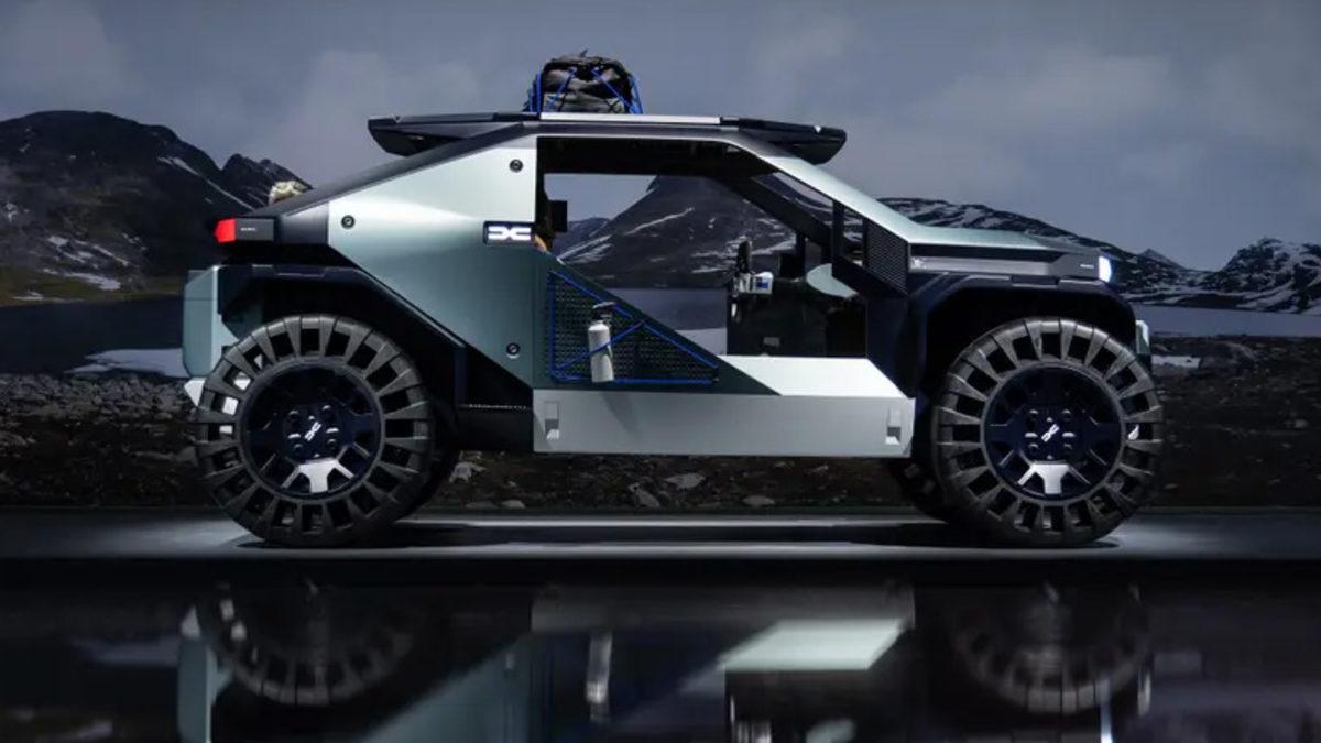 Dacia Manifesto Tanıtıldı: Kapısız, Camsız ve Lastiksiz İlginç mi İlginç Konsept Arazi Aracı...
