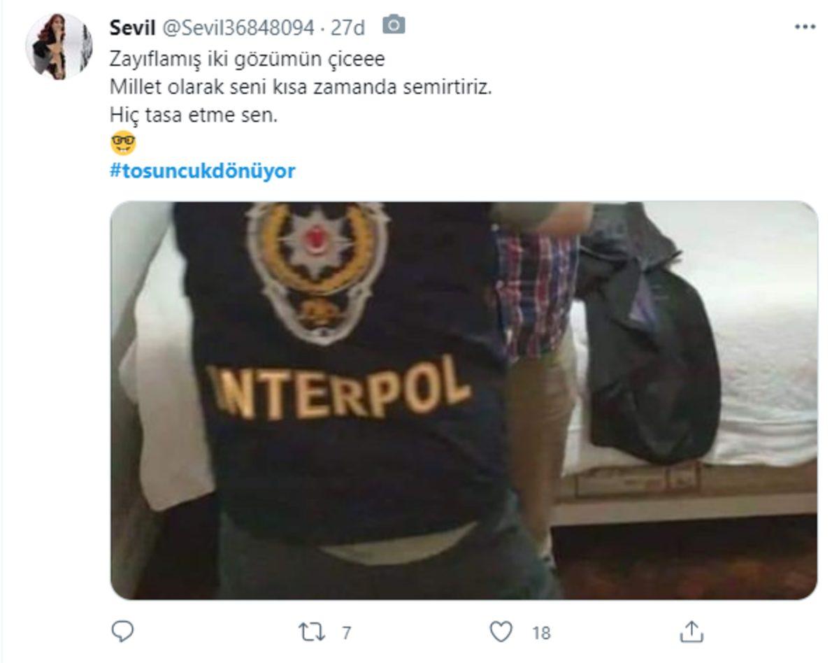 ’Tosuncuk’un Bu Akşam Ülkeye Dönecek Olmasına Sosyal Medyadan Gelen Tepkiler