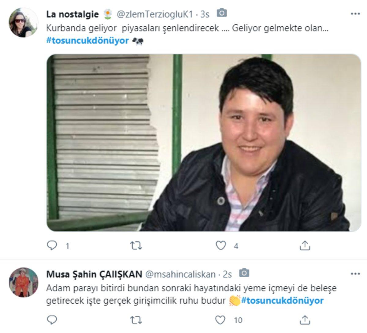 ’Tosuncuk’un Bu Akşam Ülkeye Dönecek Olmasına Sosyal Medyadan Gelen Tepkiler