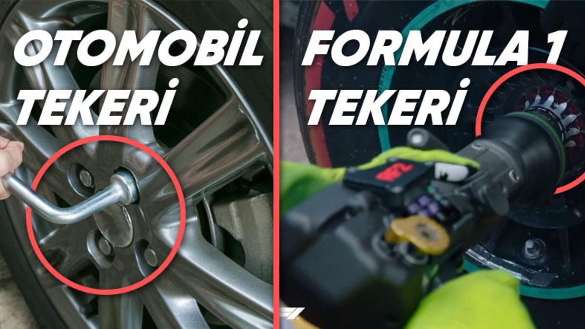 Saatte 400 km Hıza Ulaşan F1 Araçlarının Tekerlerini Sadece 1 Bijon Tutarken Normal Arabaların Tekerlerinde Neden 4-5 Bijon Var?