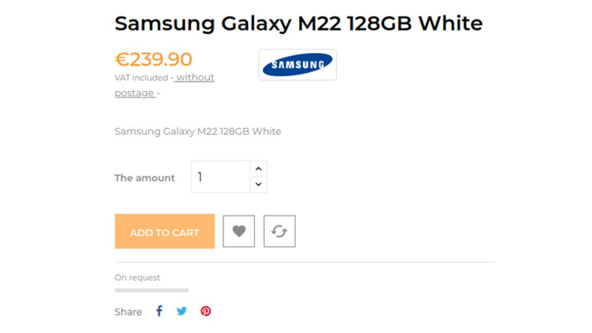 Bataryasıyla Mest Edecek Samsung Galaxy M22’nin Fiyatı Ortaya Çıktı