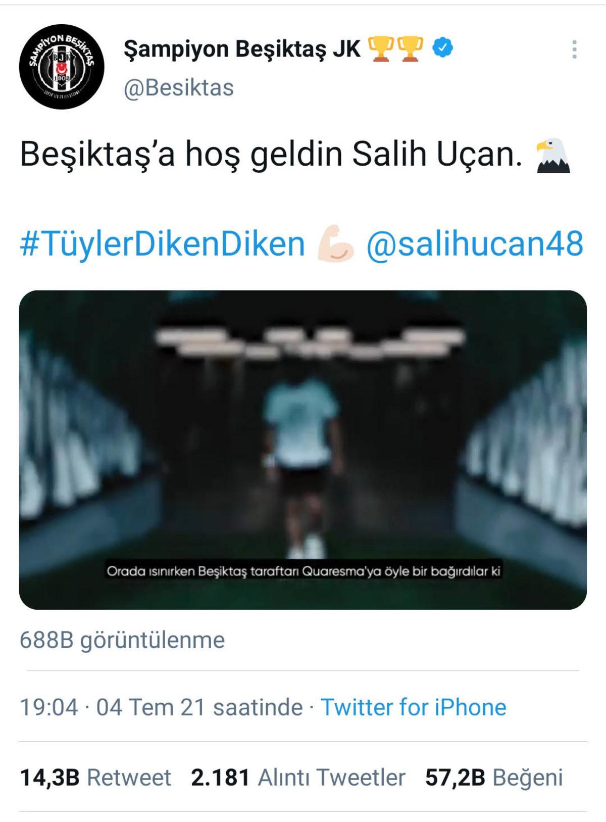 Kötü İnternet Bağlantısının Kurbanı Olan Beşiktaş, ’19:03’teki Transfer Duyurusunu 19:04’te Paylaşabildi