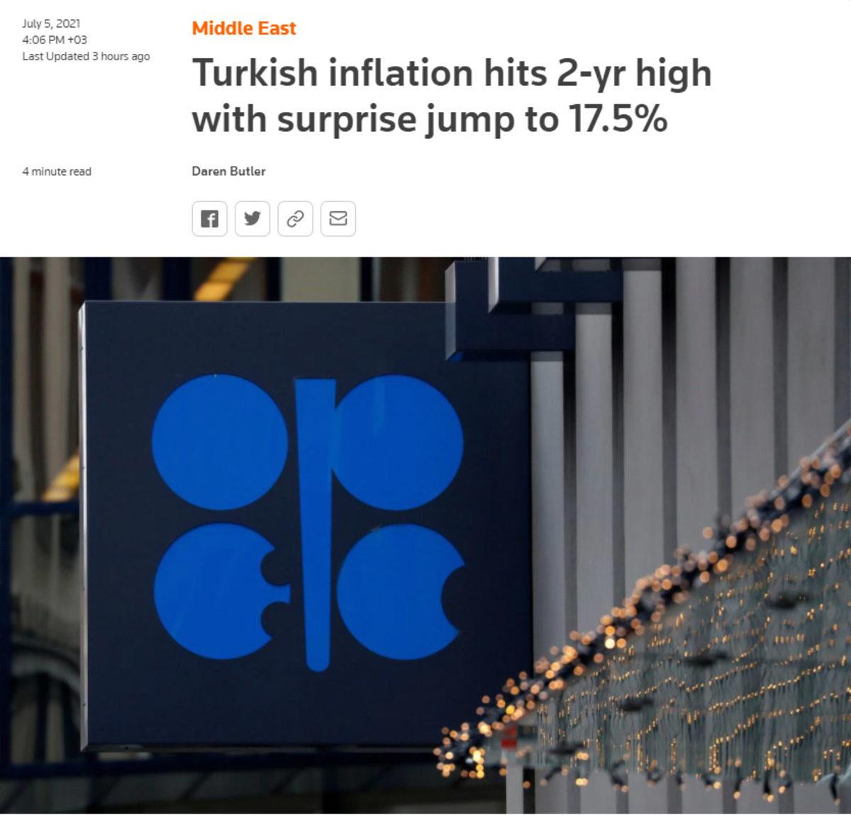 Türkiye’nin Rekor Enflasyonu Yabancı Basının Gündeminde: İşte Atılan Başlıklar