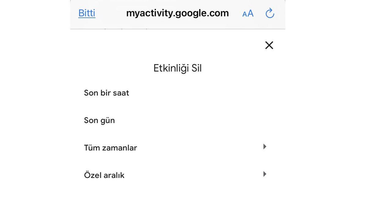 Google Etkinlik Geçmişi Nedir, Nasıl Açılır ve Silinir?