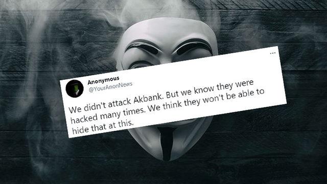 Ünlü Hacker Grubu Anonymous’tan Akbank Açıklaması