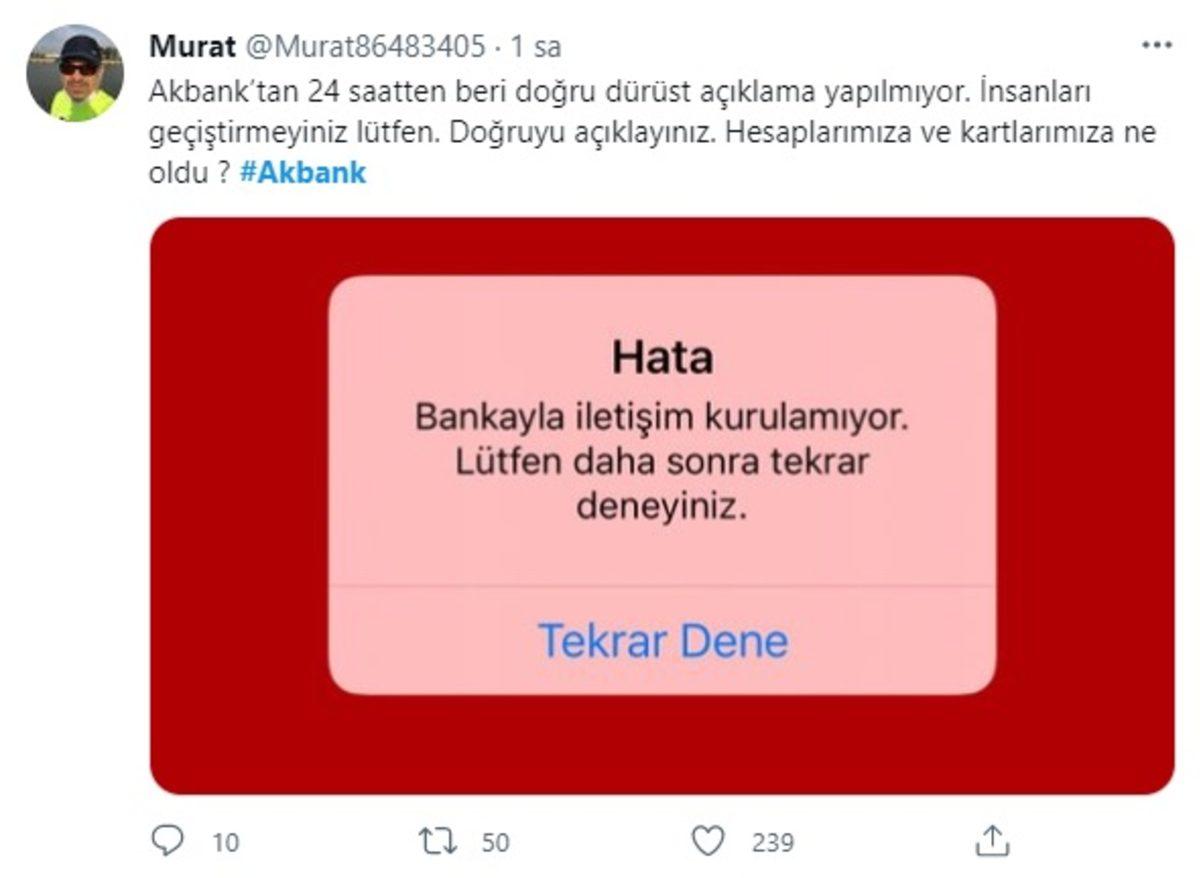 Akbank’tan Beklenen Özür Geldi: Hizmetler Önümüzdeki Saatlerde Kademeli Olarak Devreye Alınacak