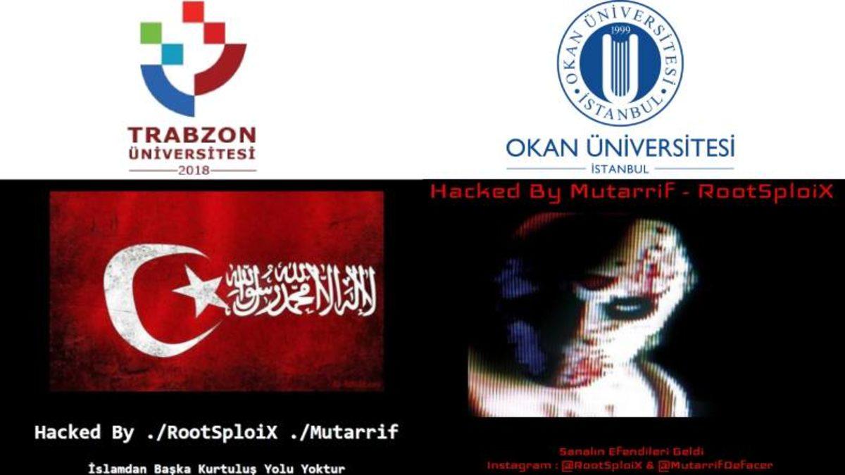 Teker Teker Gelin: Okan Üniversitesi’nin ve Trabzon Üniversitesi’nin Resmi Web Siteleri Hacklendi