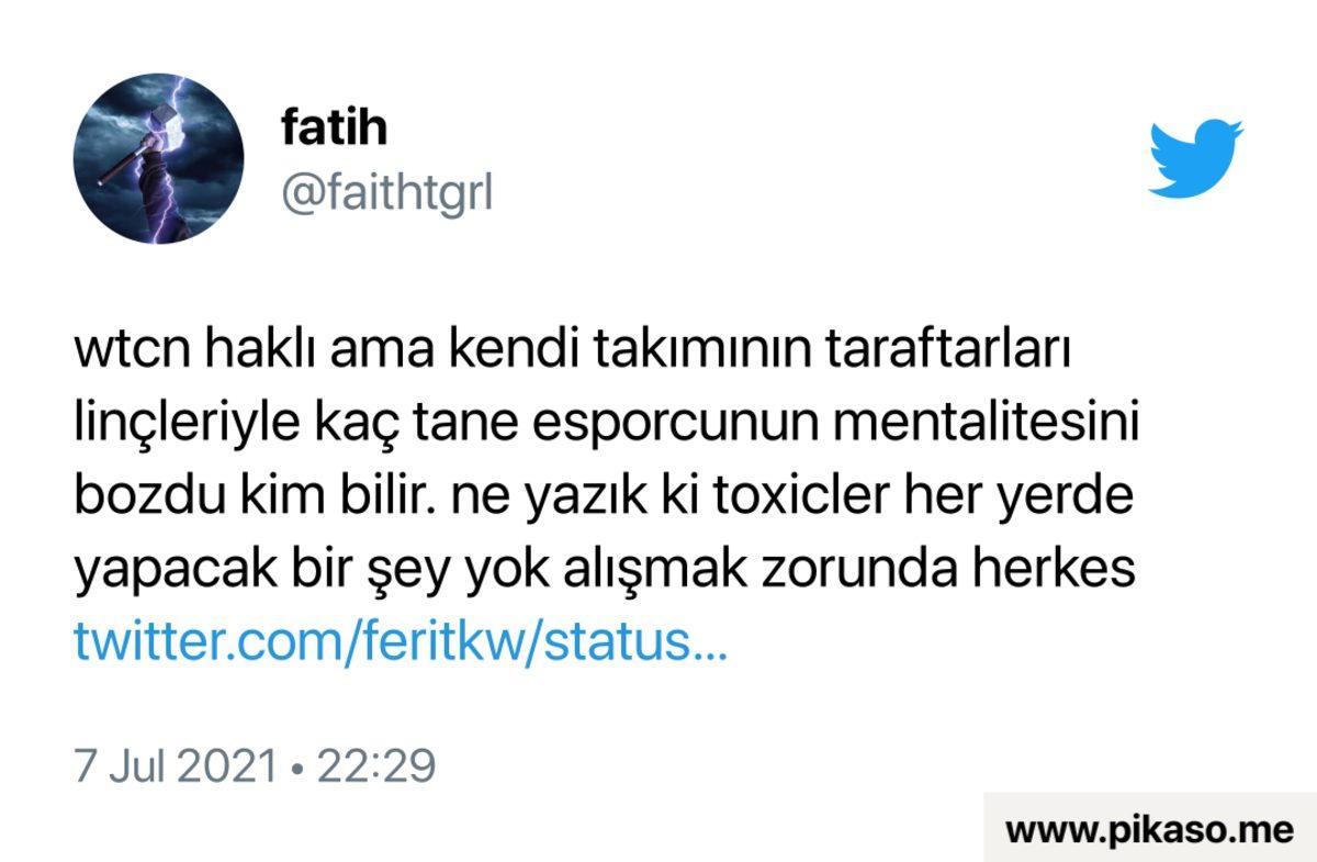 Ferit ’wtcN’ Karakaya’dan eSpor İsyanı: Andaval Holiganlığınız Çok Üzücü, Acıyorum