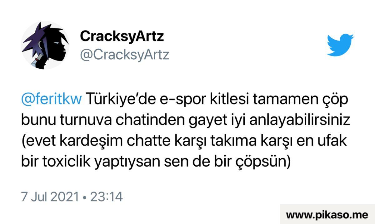 Ferit ’wtcN’ Karakaya’dan eSpor İsyanı: Andaval Holiganlığınız Çok Üzücü, Acıyorum
