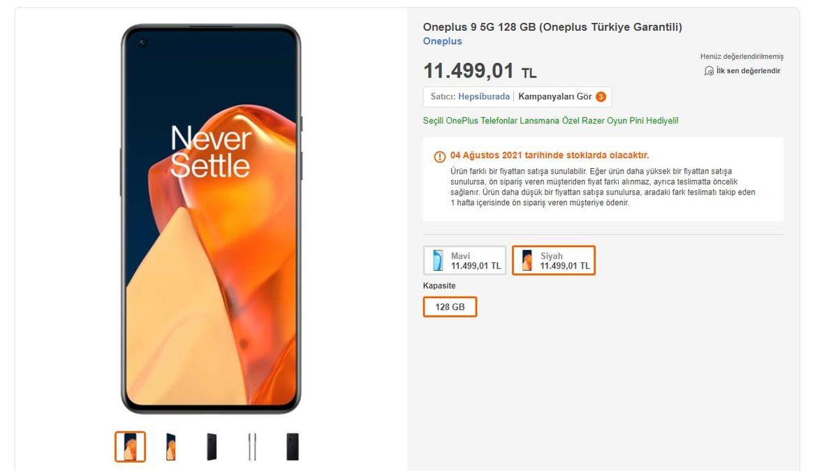 OnePlus Resmen Türkiye’de: OnePlus 9 Serisi ve Nord N10 5G’nin Fiyatları Belli Oldu