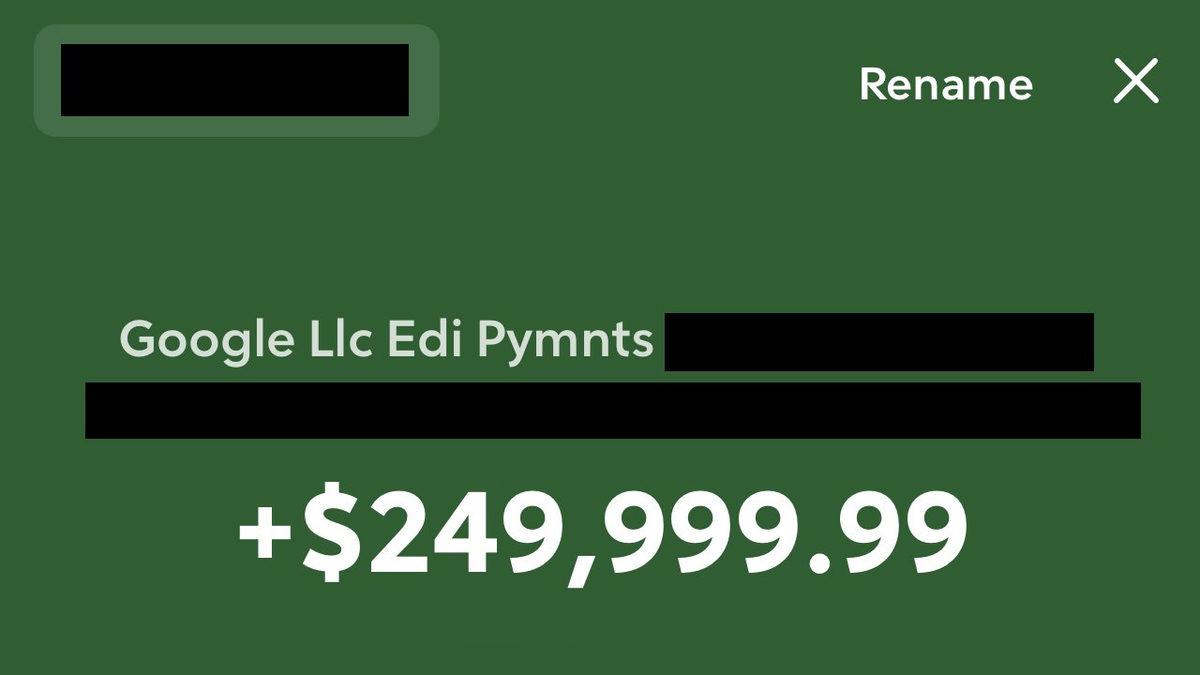 Google, Bir Kişiye Durup Dururken 250 Bin Dolar Gönderdi: 3 Hafta Farkına Bile Varmadı