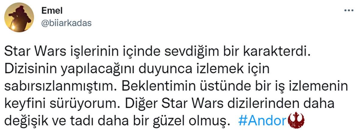 ’Andor’ Disney+’ta Yayınlandı: İşte Yeni Star Wars Dizisine Gelen İlk Tepkiler...