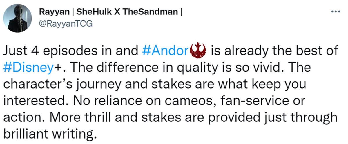 ’Andor’ Disney+’ta Yayınlandı: İşte Yeni Star Wars Dizisine Gelen İlk Tepkiler...