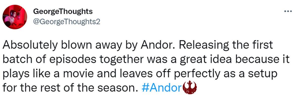 ’Andor’ Disney+’ta Yayınlandı: İşte Yeni Star Wars Dizisine Gelen İlk Tepkiler...