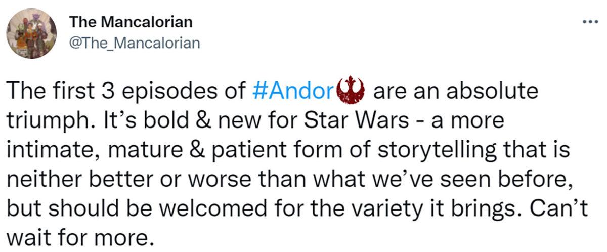 ’Andor’ Disney+’ta Yayınlandı: İşte Yeni Star Wars Dizisine Gelen İlk Tepkiler...