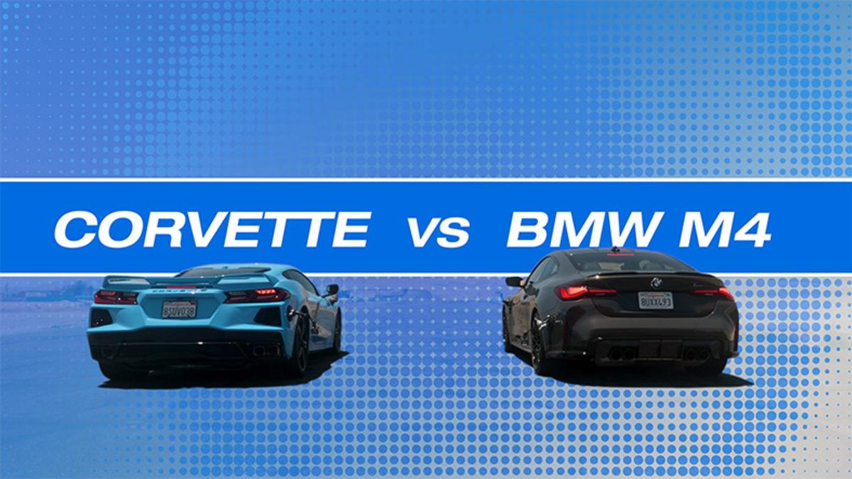 BMW M4 Competition ile Chevrolet Corvette C8’in İzlerken Mest Olacağınız Drag Yarışı [Video]