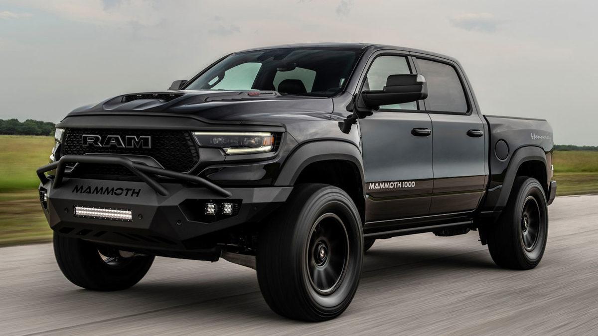 Dünyanın En Güçlü Pikabı Hennessey Mammoth 1000 TRX Yolları Yara Yara Geliyor