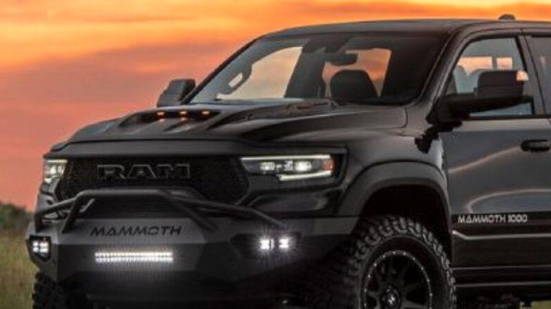 Dünyanın En Güçlü Pikabı Hennessey Mammoth 1000 TRX Yolları Yara Yara Geliyor