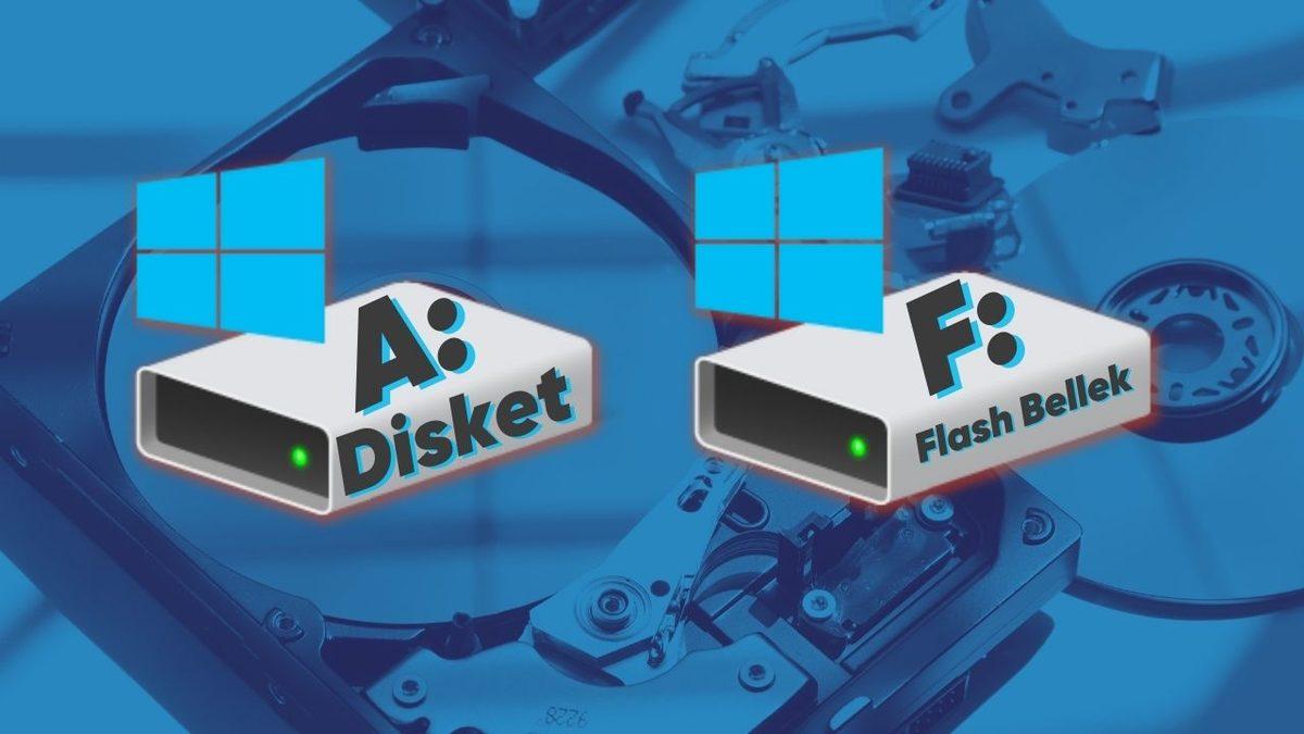Windows’ta Sabit Disk Neden A veya B Değil de C: ile Başlıyor?