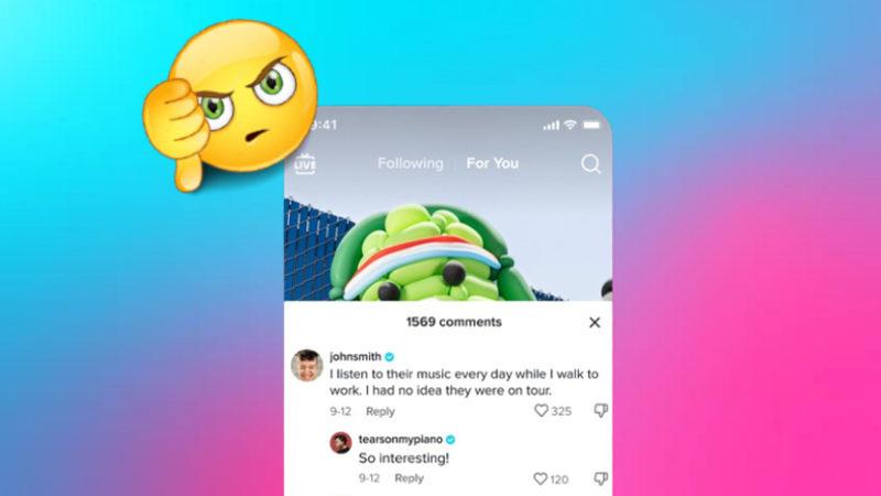TikTok, Aylardır Test Ettiği ’Dislike’ Özelliğini Kullanıma Sunuyor (Hayır, Videolar İçin Değil)