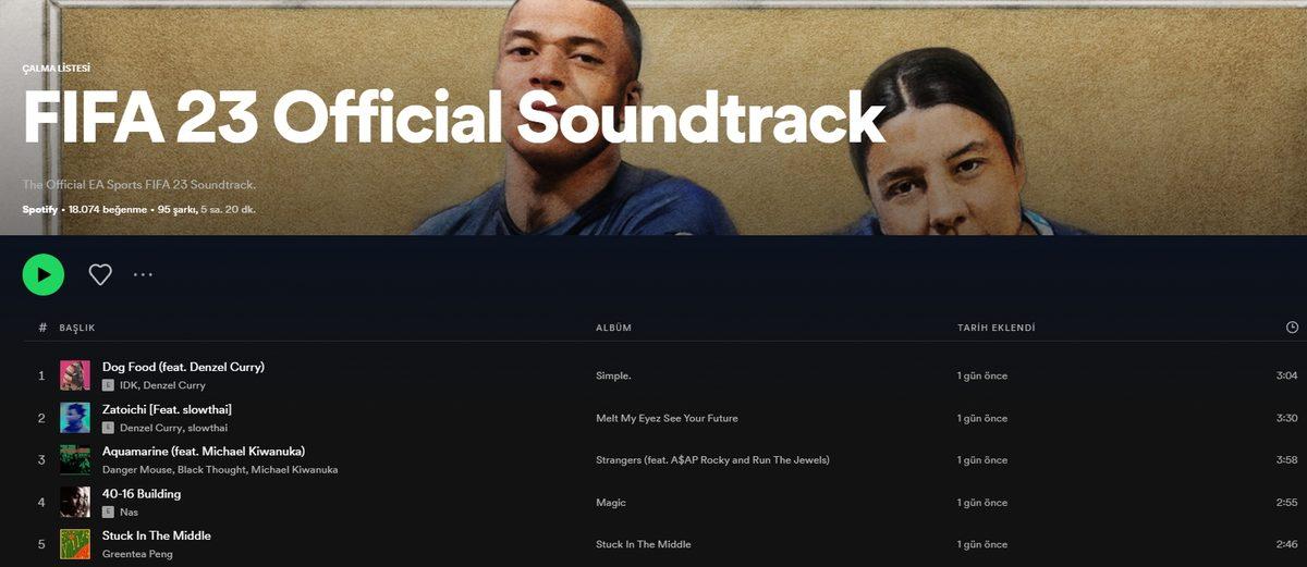 Oyunu Gelmeden Müzikleri Geldi: FIFA 23’ün Şarkıları Belli Oldu