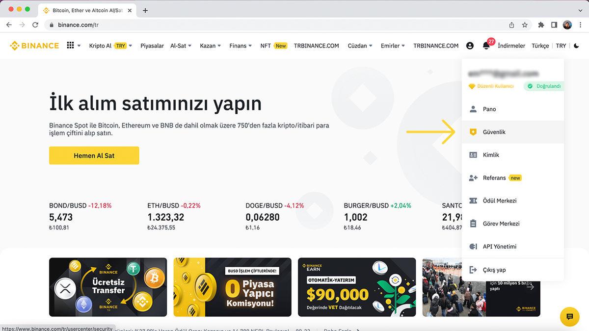 Binance Hesap Silme İşlemi Nasıl Yapılır?