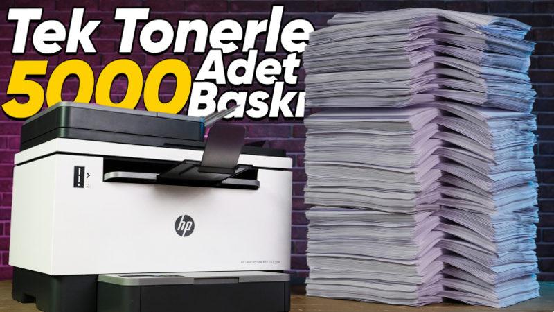 Tek Tonerle 5000 Sayfa Basıyor! | HP Laserjet Tank Yazıcı İnceleme