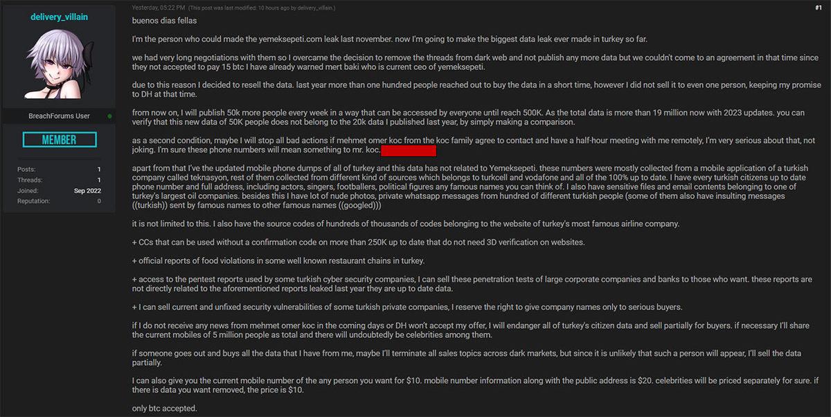 Türkiye Tarihinin En Büyük Hack Skandalına İmza Attığını Söyleyen Hackerdan Açıklama
