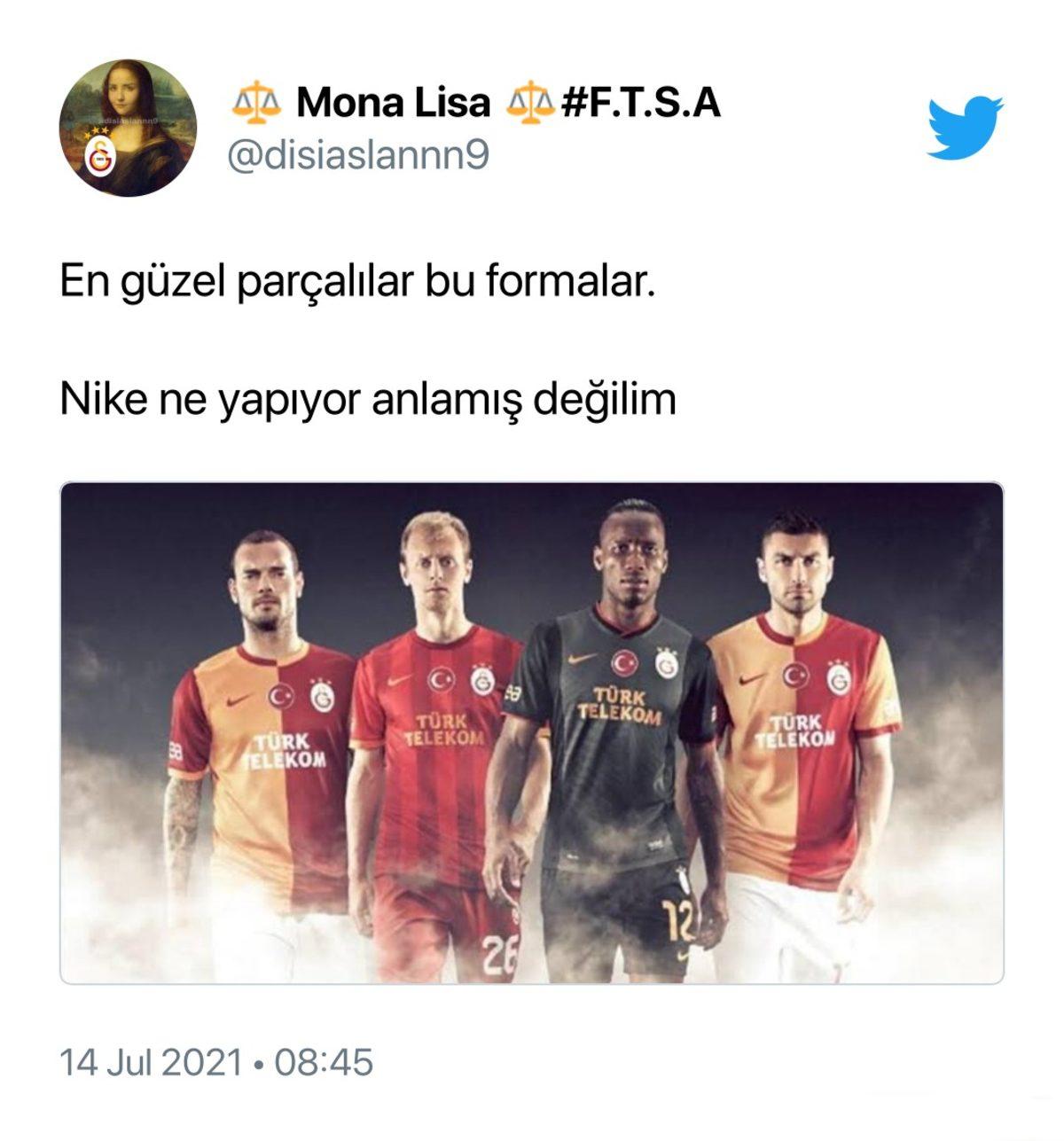 Nike, Galatasaray’ın Yeni Sezon Formaları Nedeniyle Twitter’da Eleştiri Yağmuruna Tutuldu