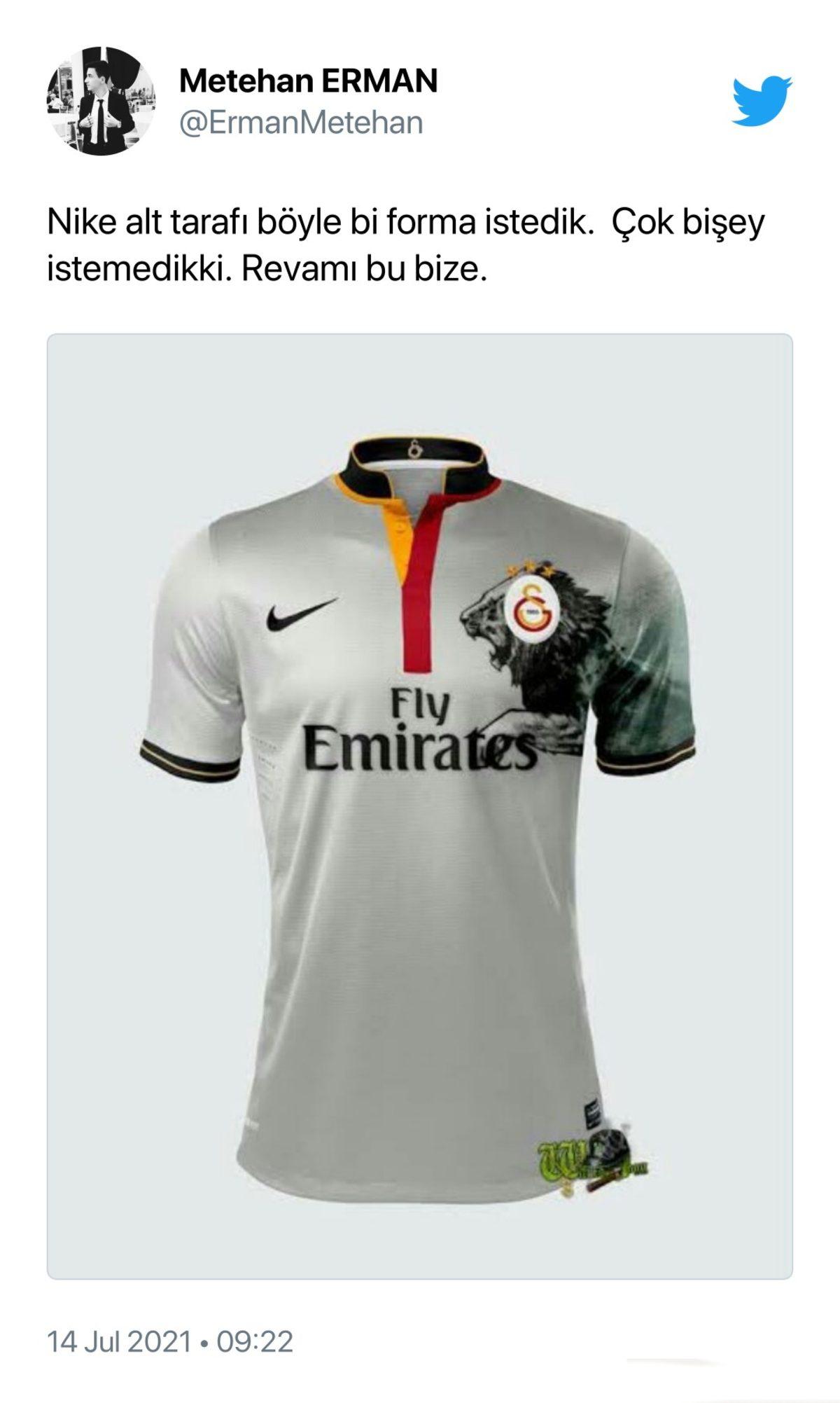 Nike, Galatasaray’ın Yeni Sezon Formaları Nedeniyle Twitter’da Eleştiri Yağmuruna Tutuldu
