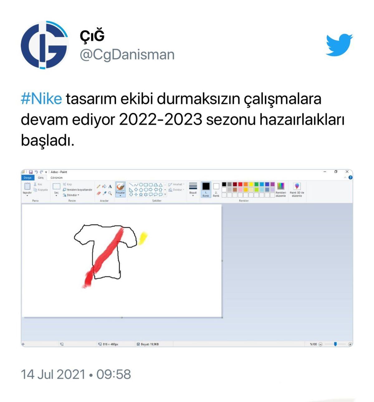 Nike, Galatasaray’ın Yeni Sezon Formaları Nedeniyle Twitter’da Eleştiri Yağmuruna Tutuldu