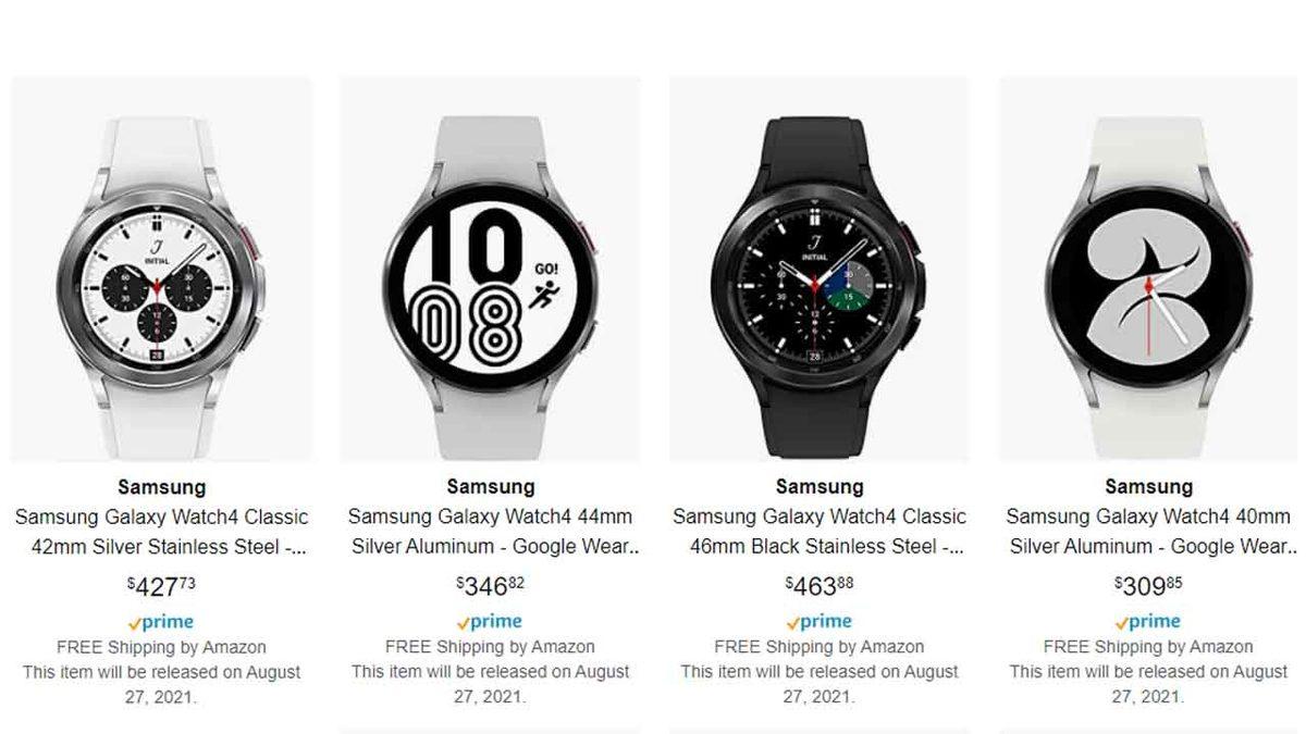 Amazon Yaptı Yapacağını: Samsung Galaxy Watch 4’ün Fiyatı, Görselleri ve Çıkış Tarihi Ortaya Çıktı